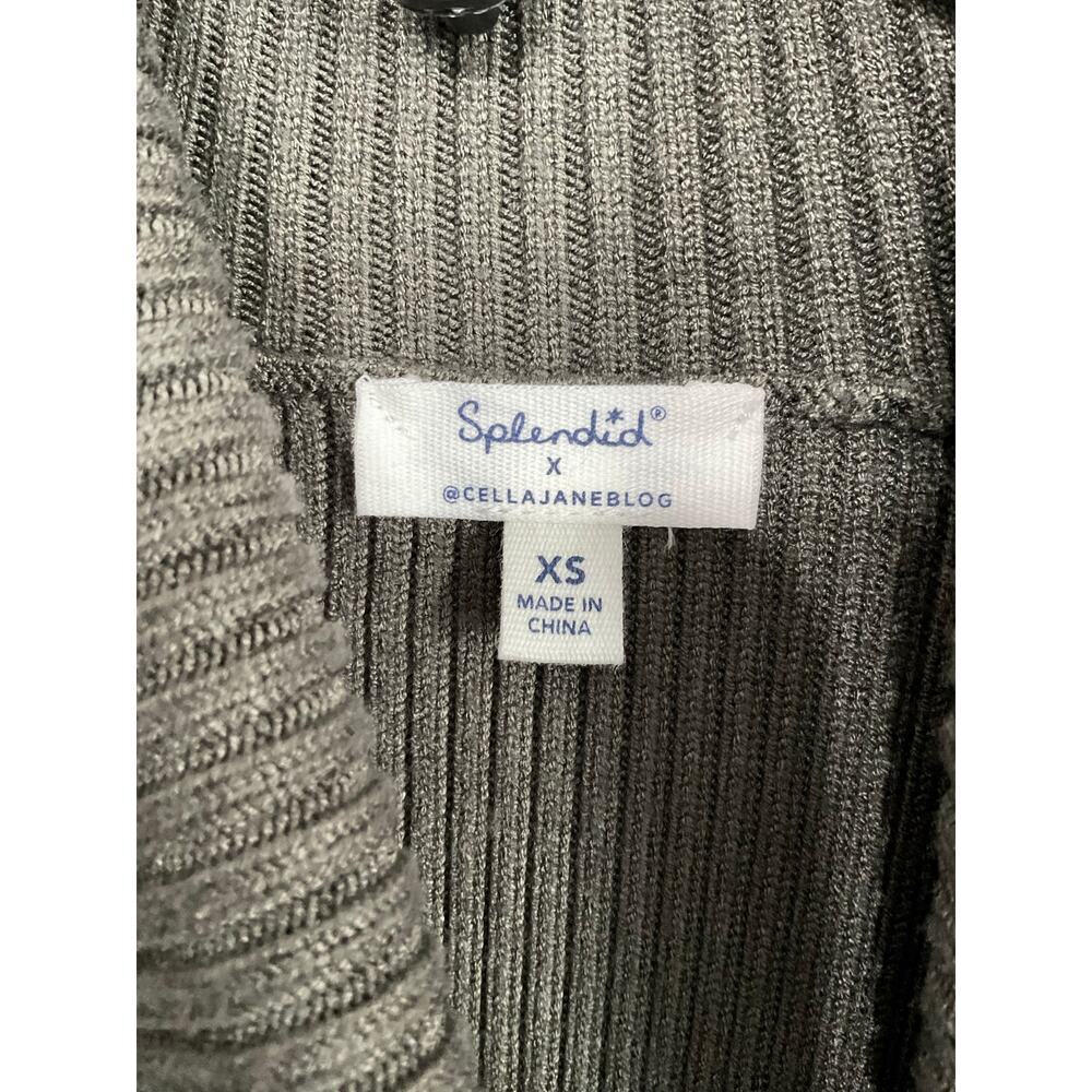 Splendid x Cella Jane Turtleneck Sweater Oversized Size XS Ribbed - Picture 5 of 6
